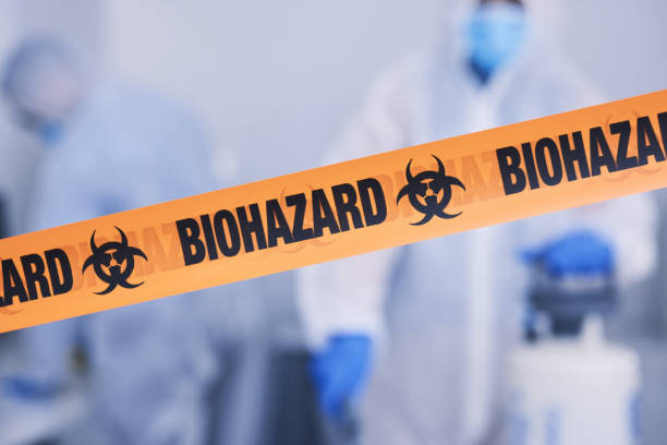 Professional Biohazard Cleanup technician working in Groveland, FL